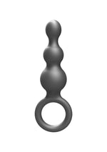 ToyJoy Buttocks The Stuffer 3-Balls Metallic Silicone Plug