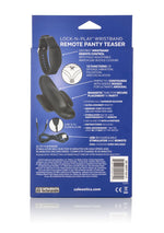 CalExotics Lock-N-Play Wristband Remote Panty Teaser