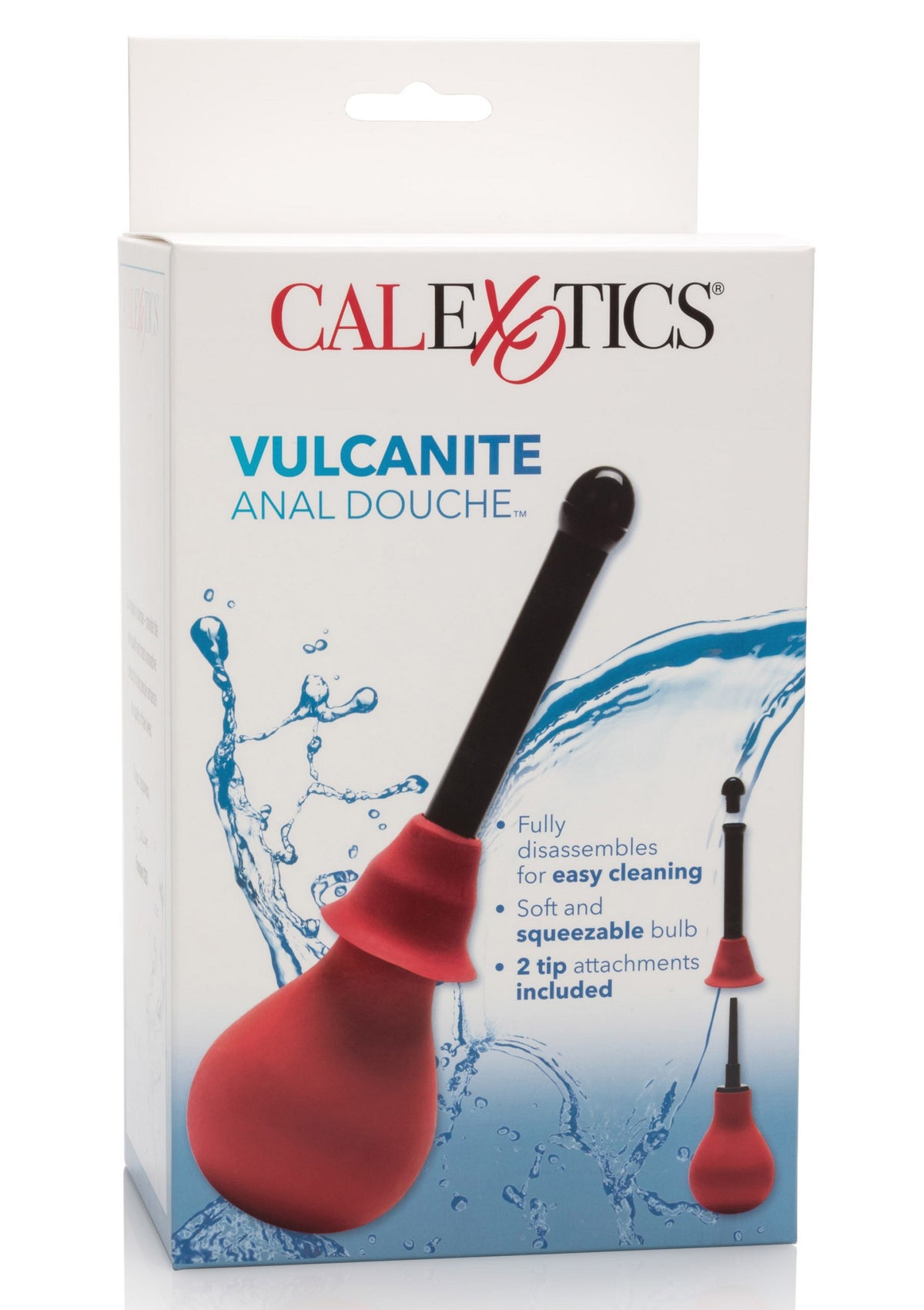 CalExotics Vulcanite Anal Douche