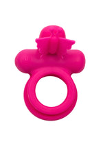CalExotics Silicone Rechargeable Dual Butterfly Ring