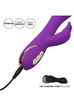 CalExotics Jack Rabbit Signature Heated Silicone Rotating 'G' Rabbit