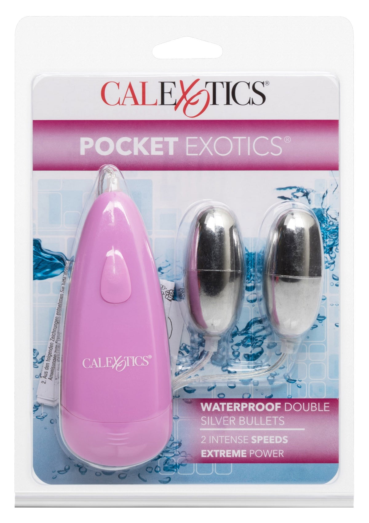 CalExotics Pocket Exotics Waterproof Double Silver Bullets