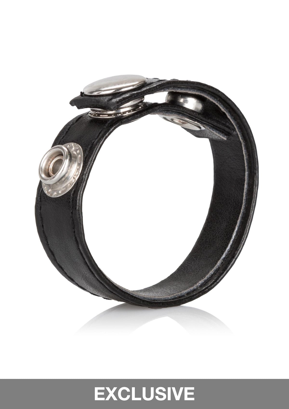 CalExotics Leather 3-Snap Ring