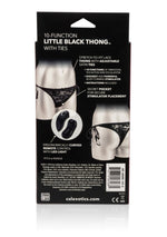 CalExotics 10-Function Little Black Thong with Ties