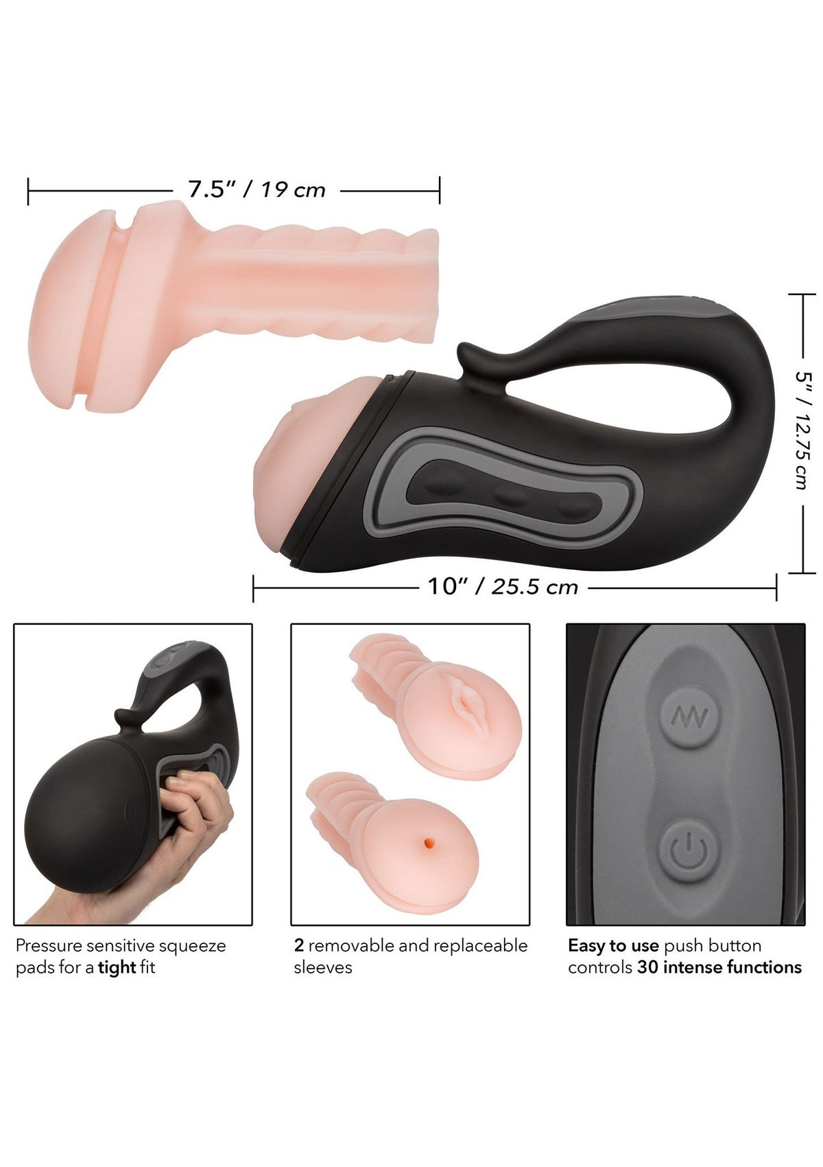 CalExotics Optimum Power Rechargeable Grip-N-Stroke