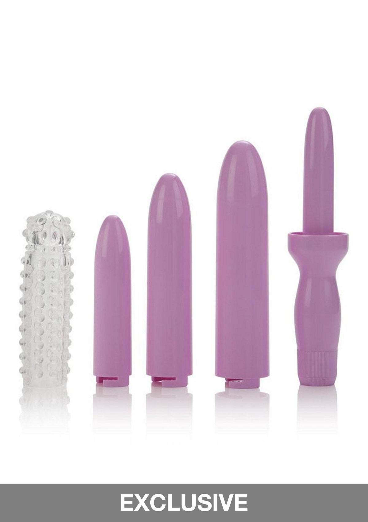 CalExotics Dr. Laura Berman Dilators Set Of 4 Locking Sizes Plus Sleeve