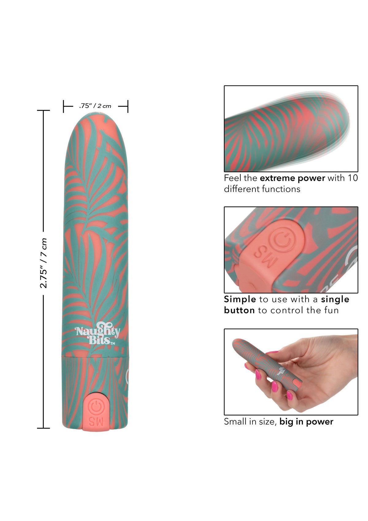 CalExotics Naughty Bits You Do You Mini Massager