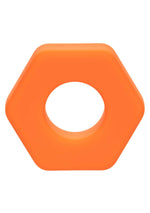CalExotics Alpha Liquid Silicone Prolong Sexagon Ring