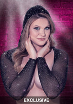 CalExotics Radiance Plus Size Hooded Shoulder Shrug