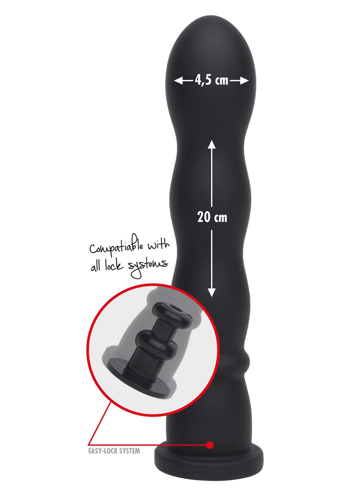 Hidden Desire Bangers Fuck Machines Wave Dong Easy-Lock 19 cm