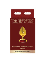 Taboom Bondage in Luxury Butt Plug With Diamond Jewel S