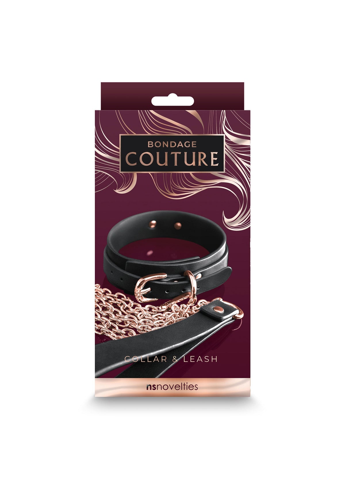 NS Novelties Bondage Couture Collar and Leash