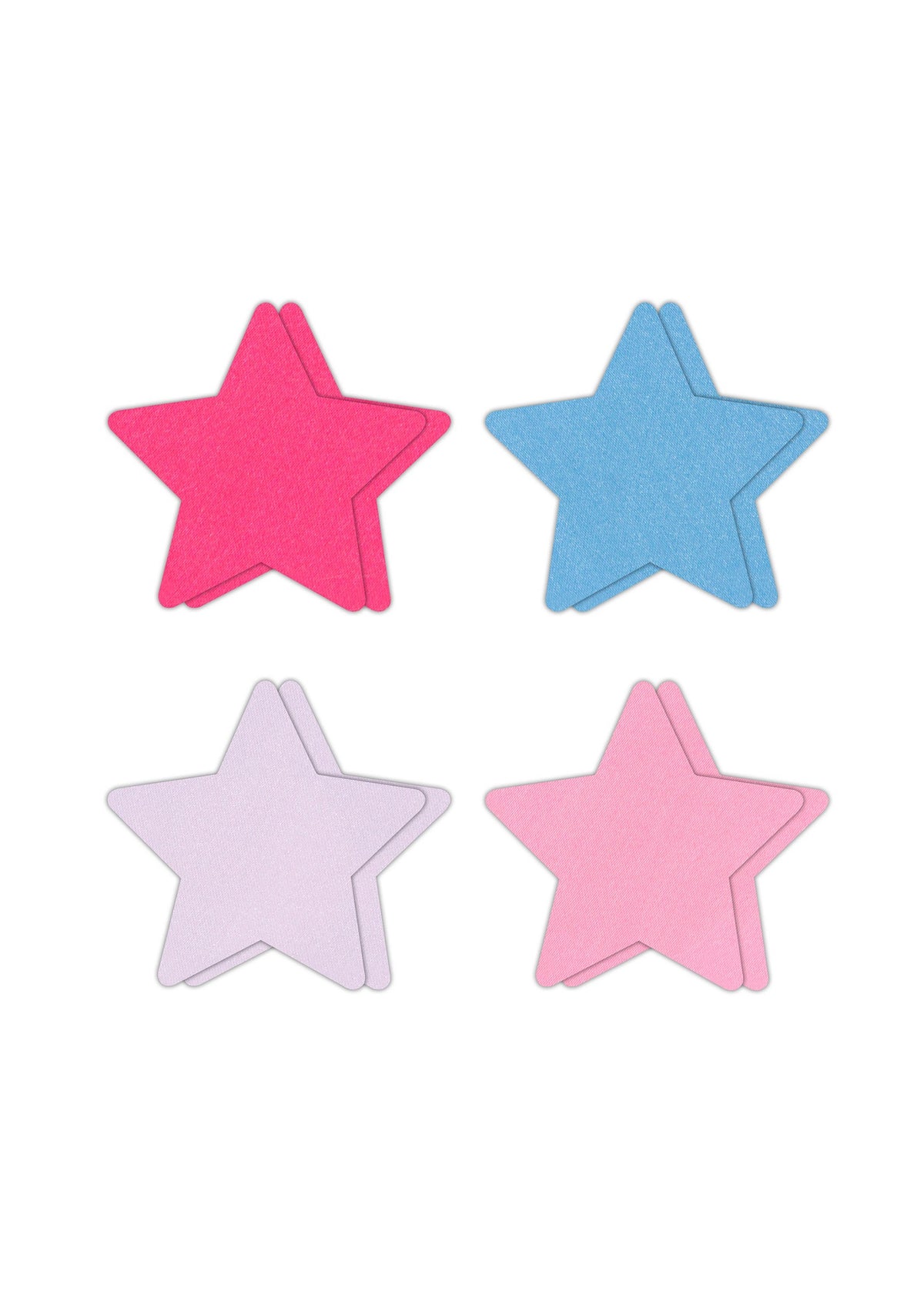 NS Novelties Pretty Pasties Star II Assorted 4 Pair