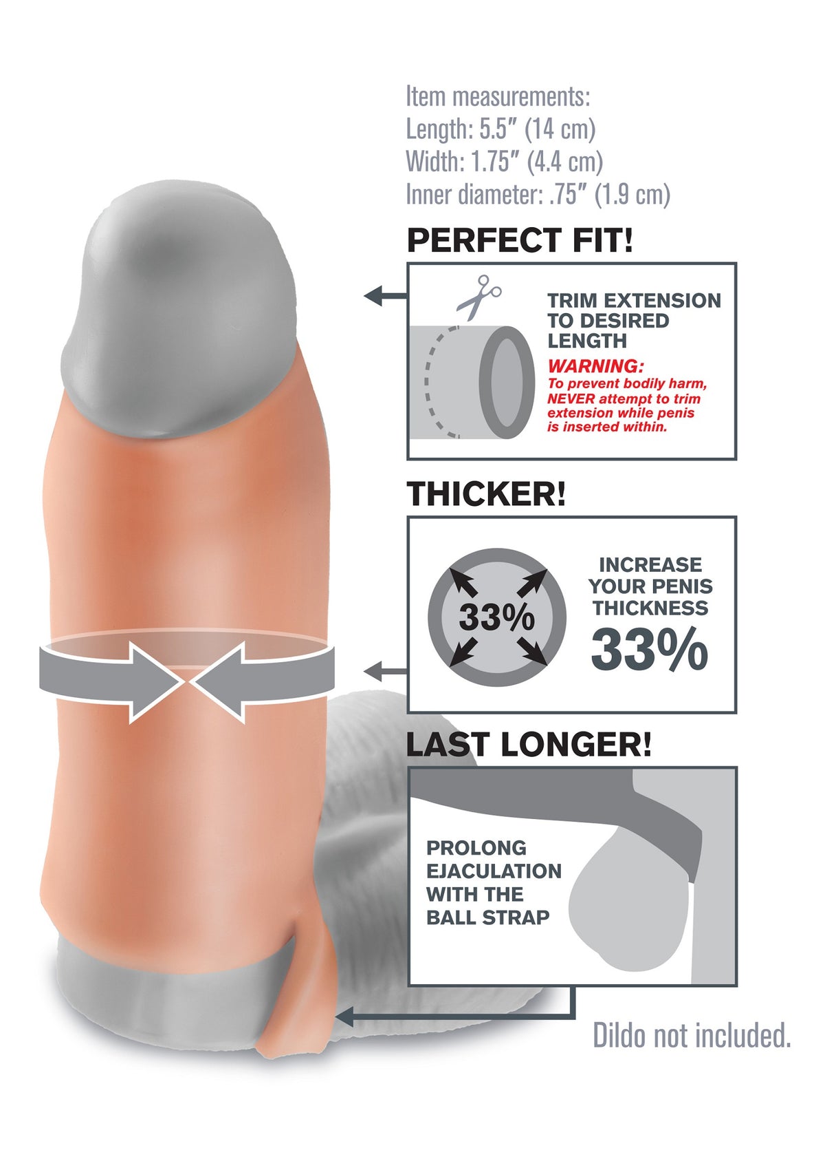 Pipedream Fantasy X-tensions FX Real Feel Enhancer