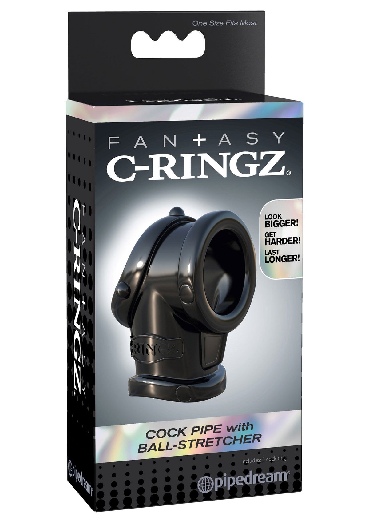 Pipedream Fantasy C-Ringz Cock Pipe With Ball Stretcher