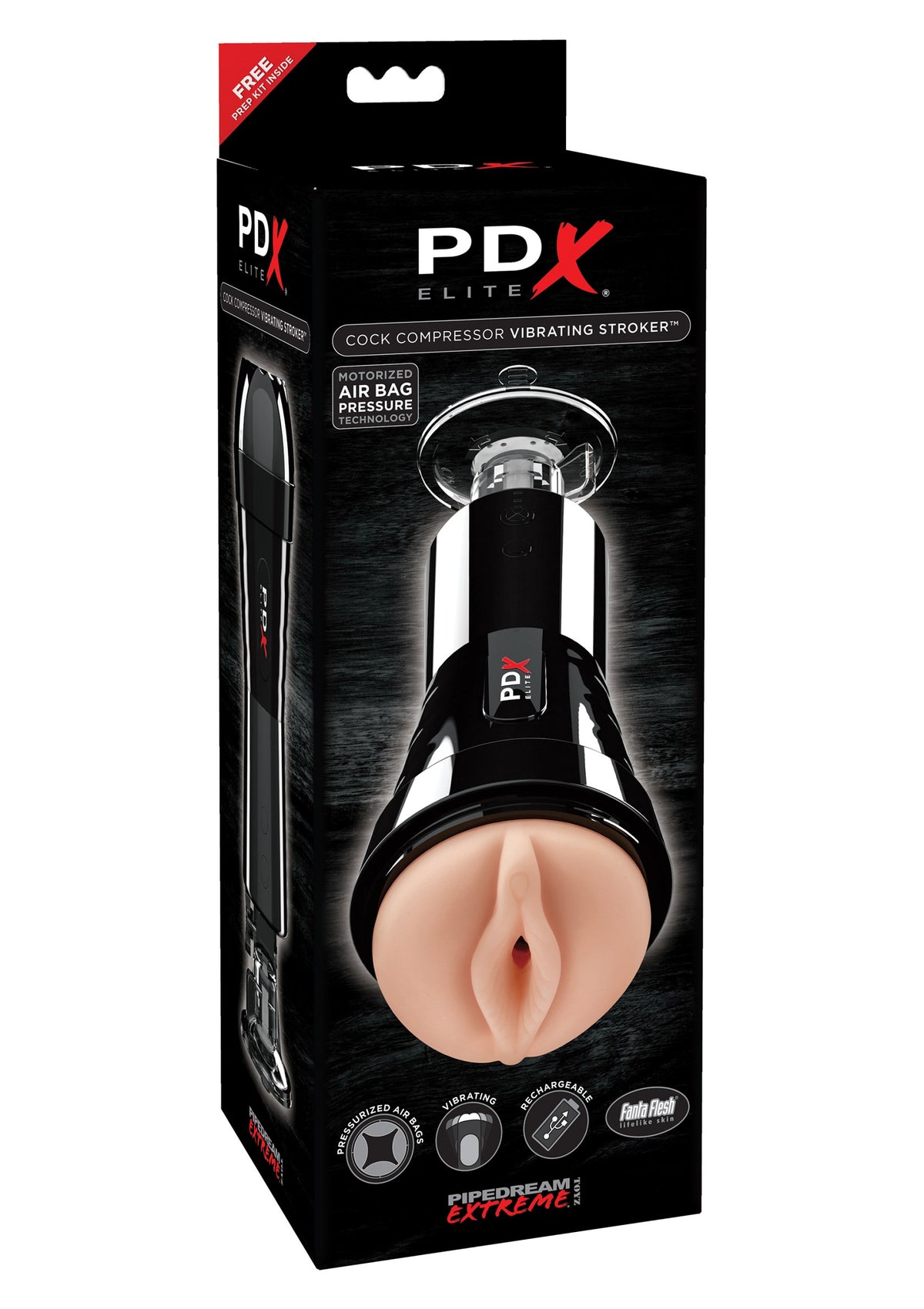 Pipedream PDX Elite Cock Compressor Vibrating Stroker
