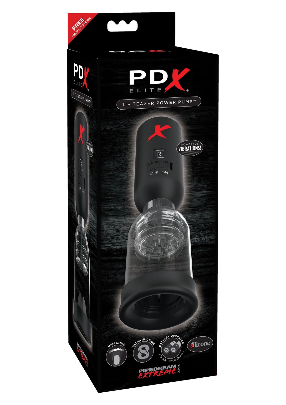 Pipedream PDX Elite Elite Tip Teazer Power Pump