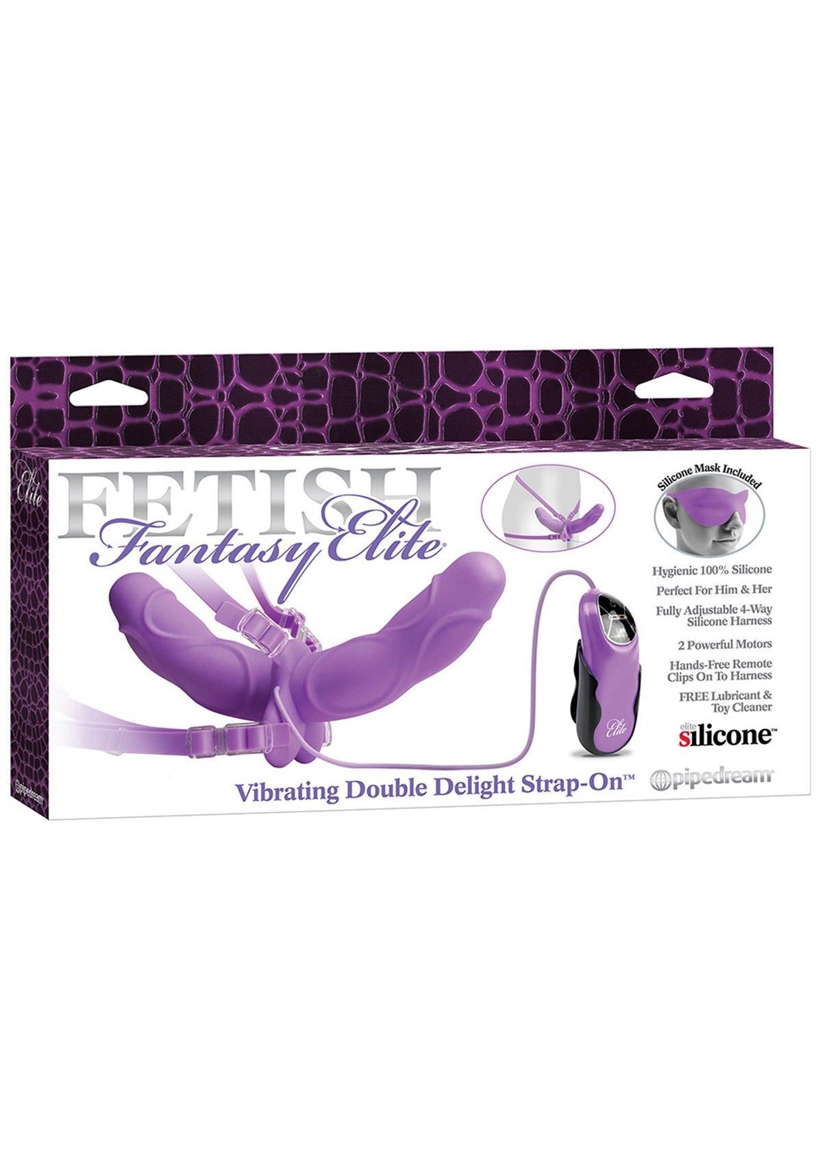 Pipedream Fetish Fantasy Vibrating Double Delight Strap-On