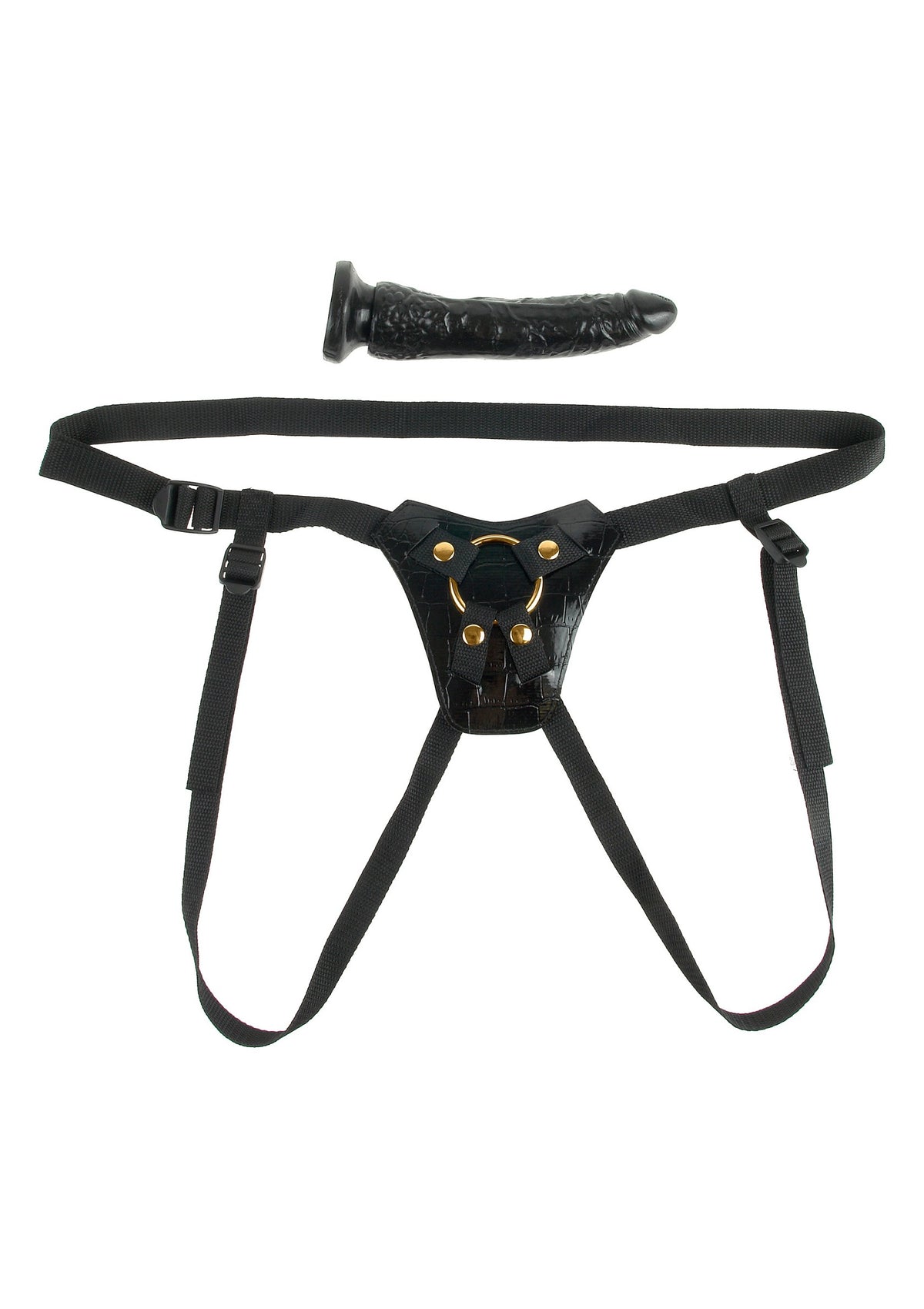 Pipedream Fetish Fantasy Gold Designer Strap-On