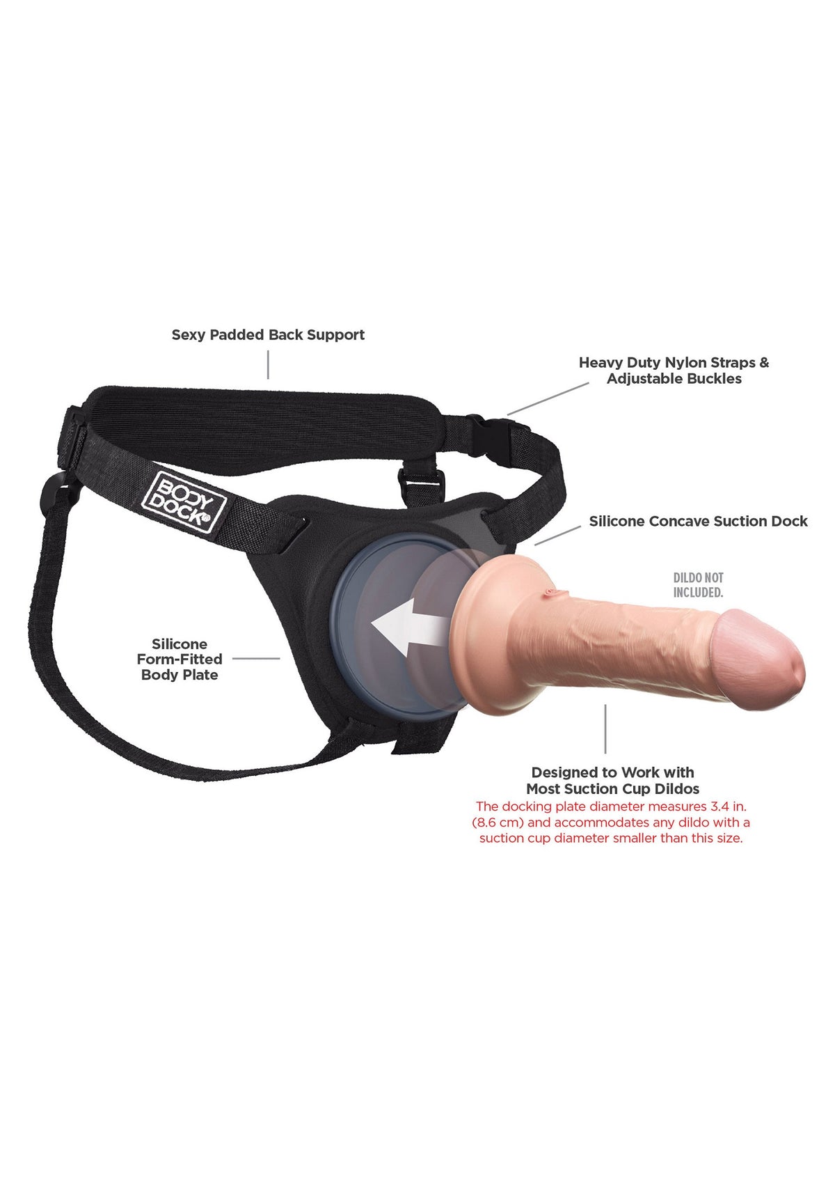 Pipedream Body Dock Elite Harness