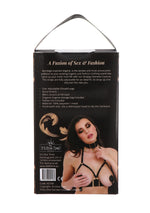 Kinky Diva Open Cup Bra + O-Ring Collar