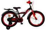 Volare Thombike Kinderfiets - Jongens - 18 inch - Zwart Rood - Twee handremmen