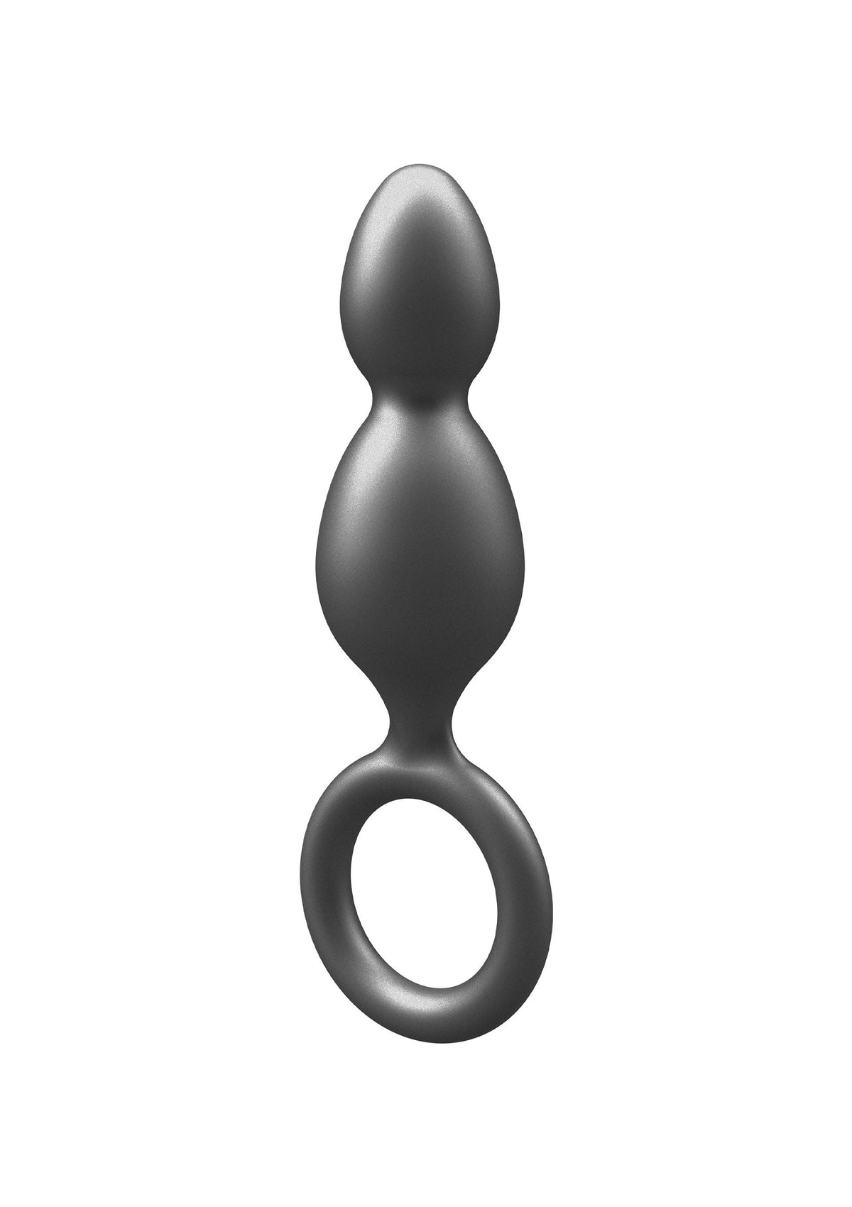 ToyJoy Buttocks The Plugger 2-Balls Metallic Silicone Plug