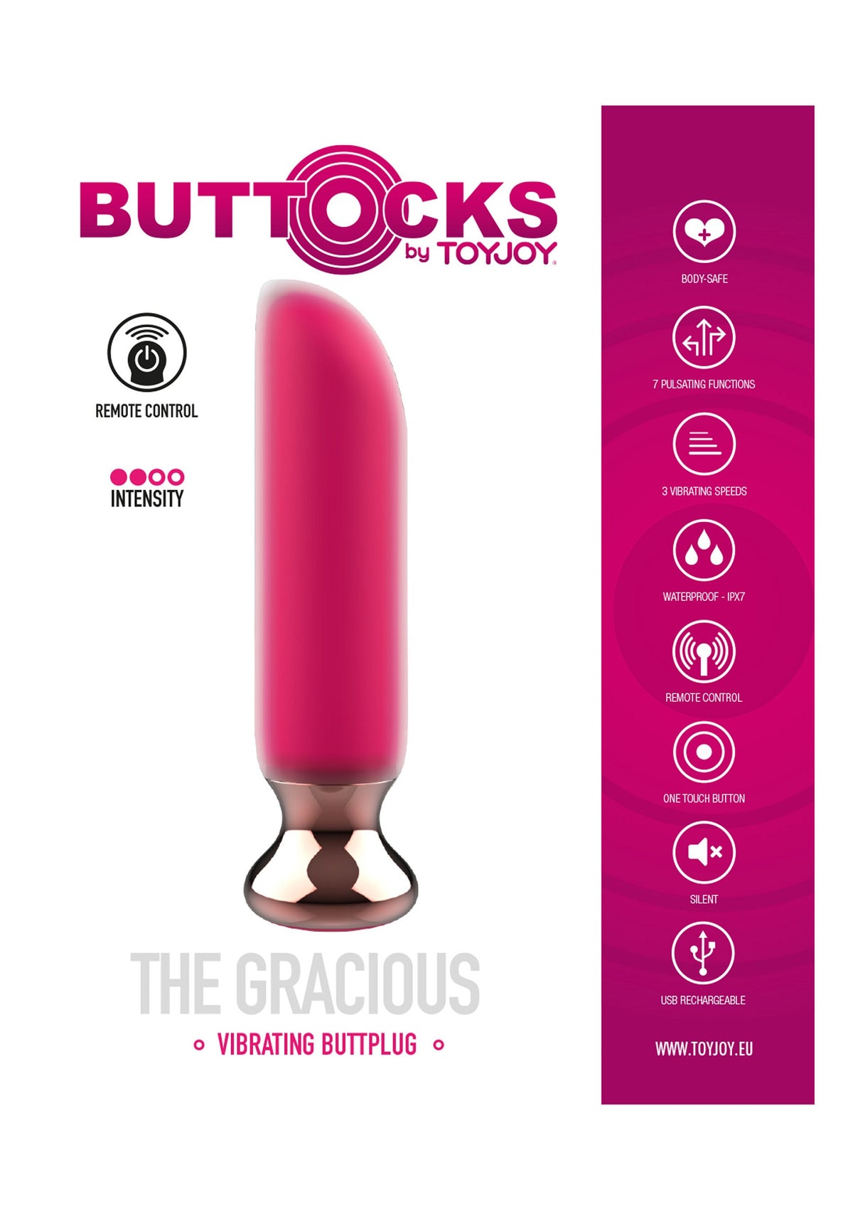 ToyJoy Buttocks The Gracious Buttplug