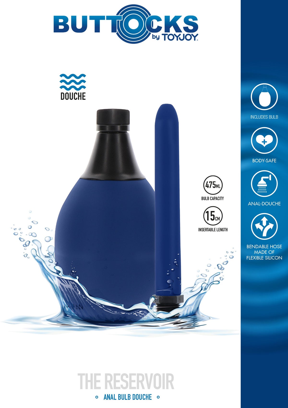 ToyJoy Buttocks The Reservoir Anal Bulb Douche