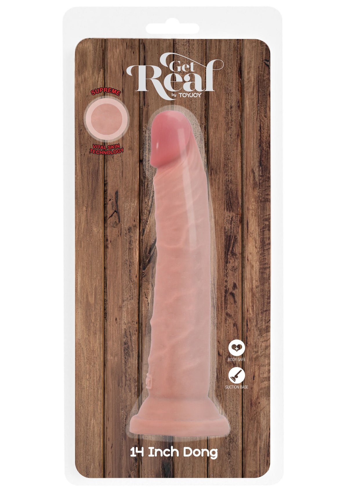 ToyJoy Get Real Deluxe Dual Density Dong 14'