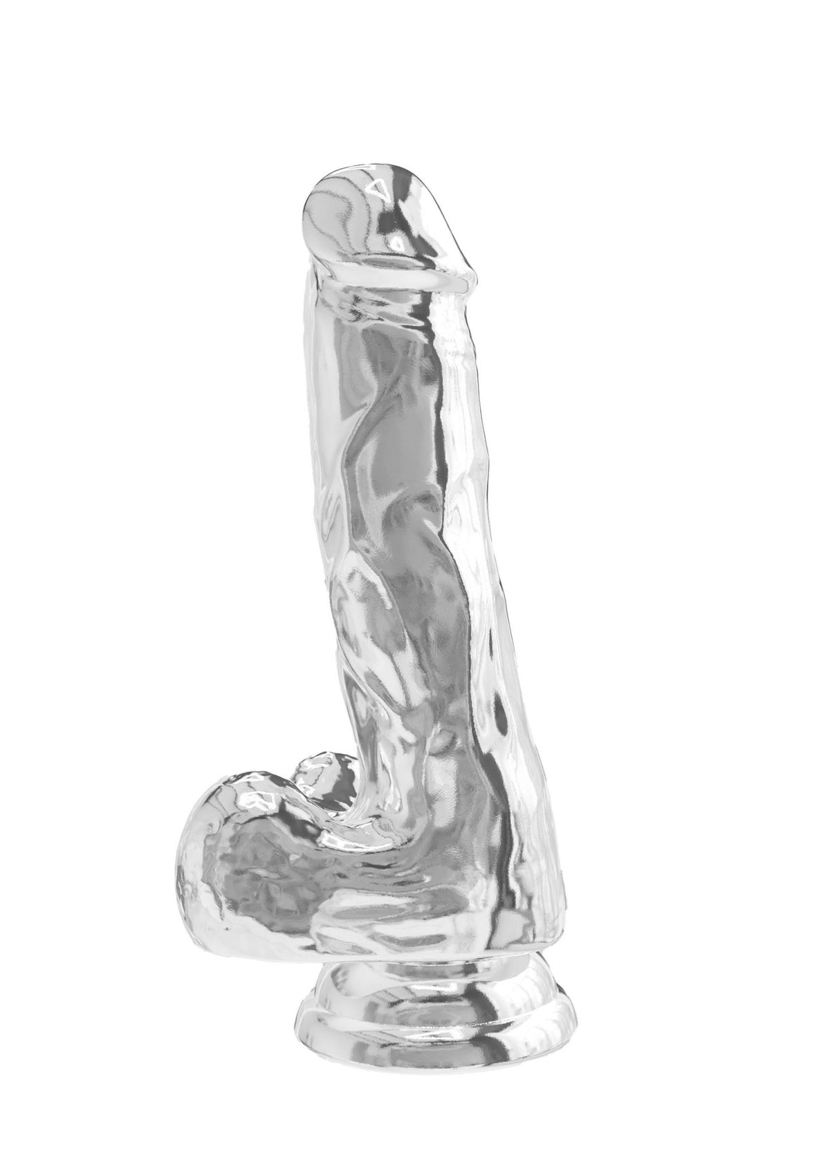 ToyJoy Get Real Clear Dildo with Balls 6'