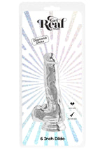 ToyJoy Get Real Clear Dildo with Balls 6'