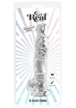 ToyJoy Get Real Clear Dildo with Balls 8'