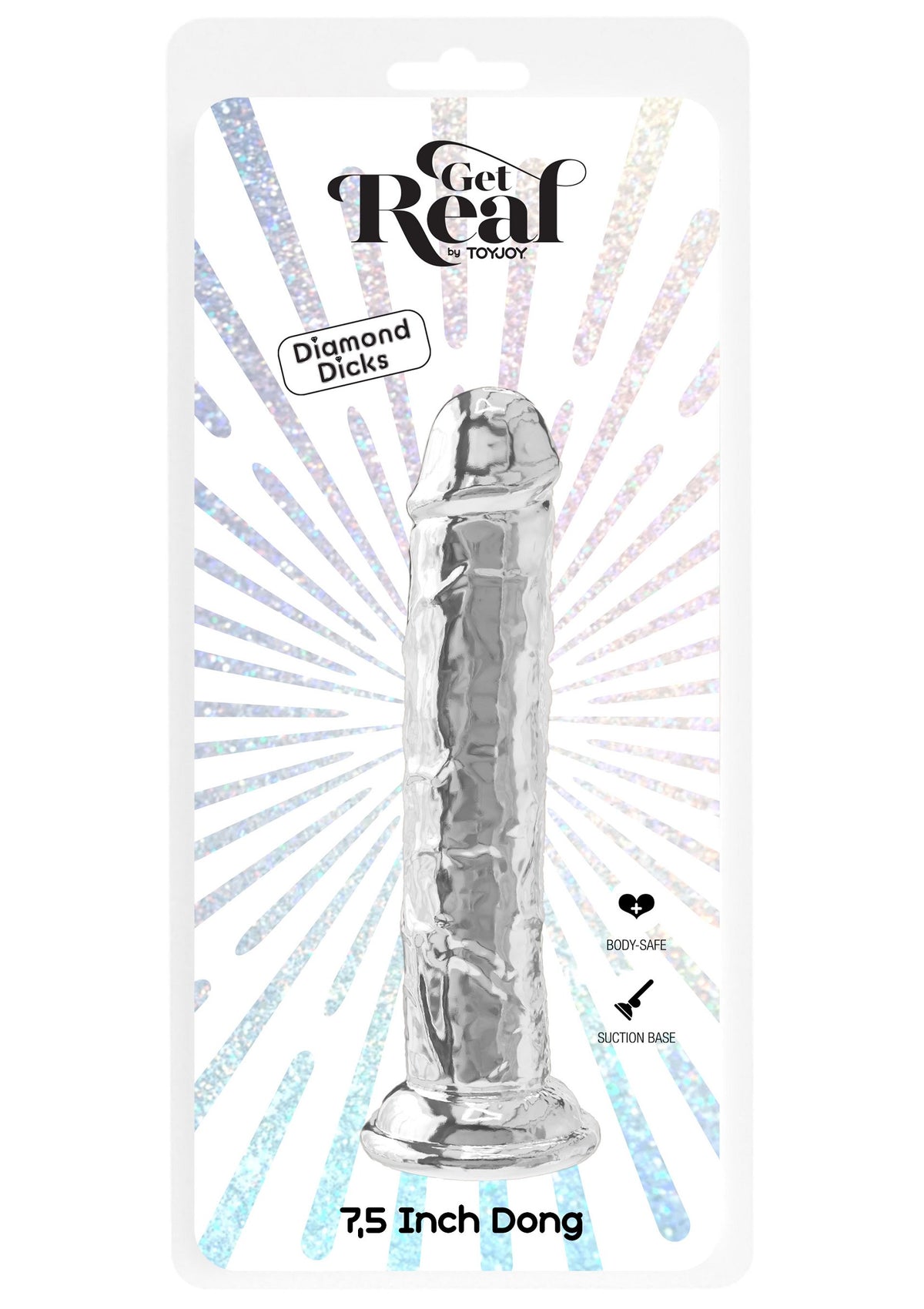 ToyJoy Get Real Clear Dong 7.5'