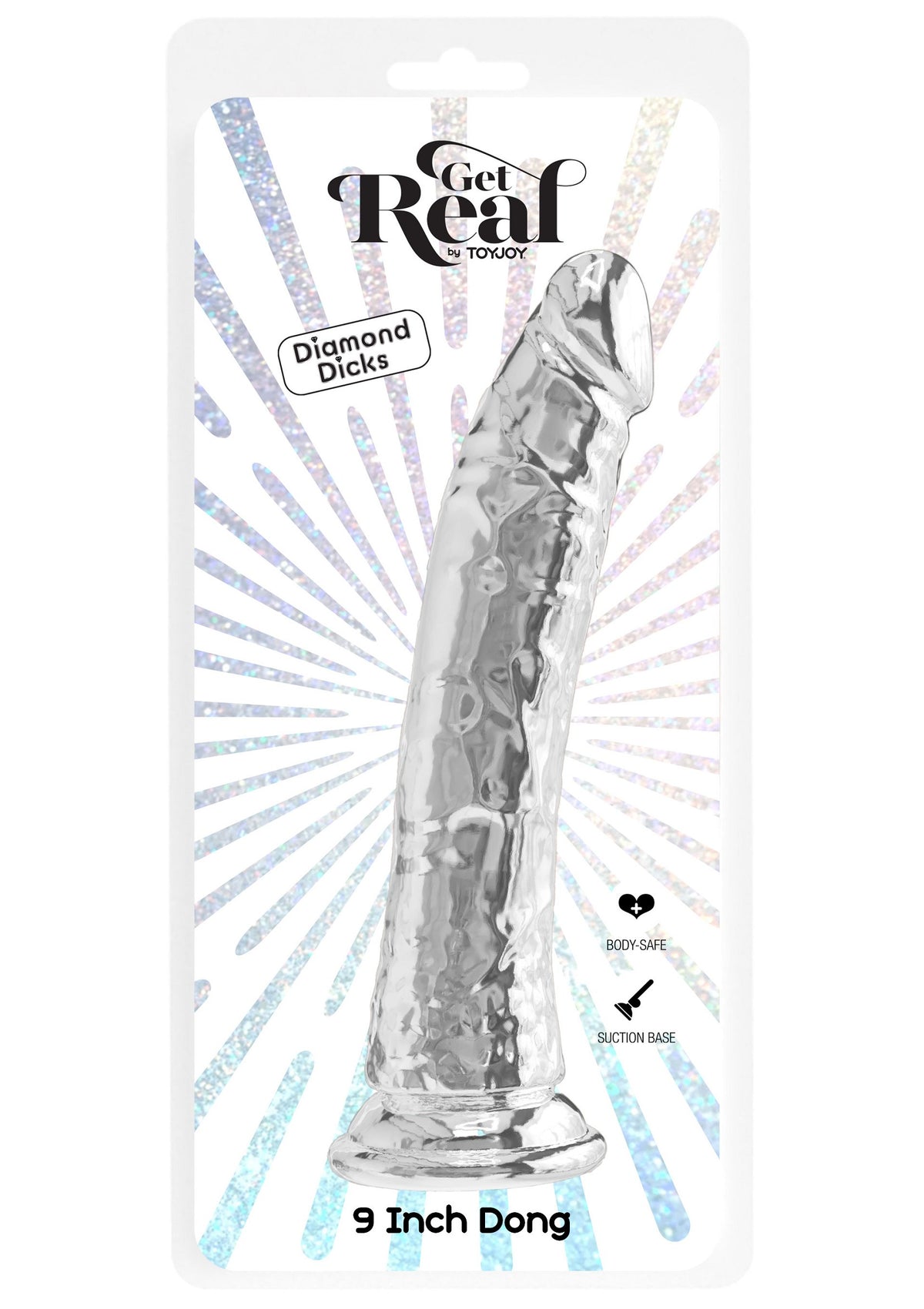 ToyJoy Get Real Clear Dong 9'