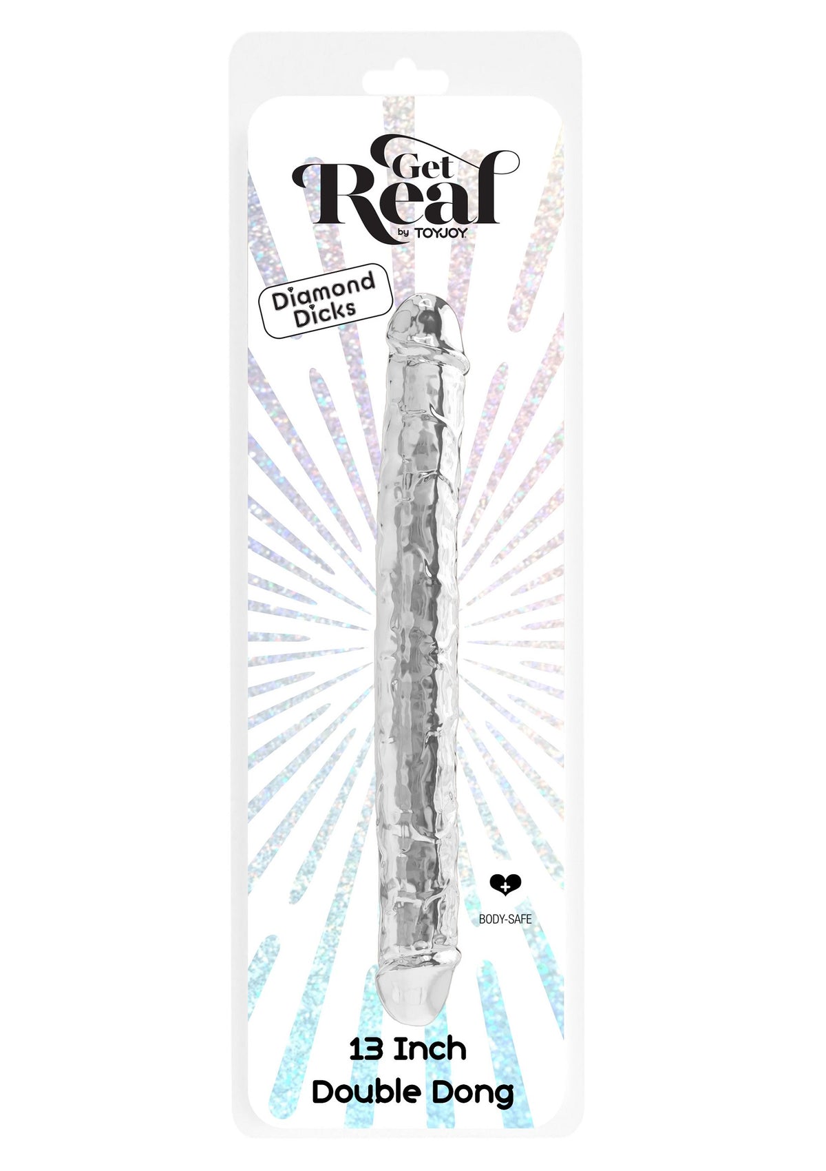 ToyJoy Get Real Clear Double Dong 13'