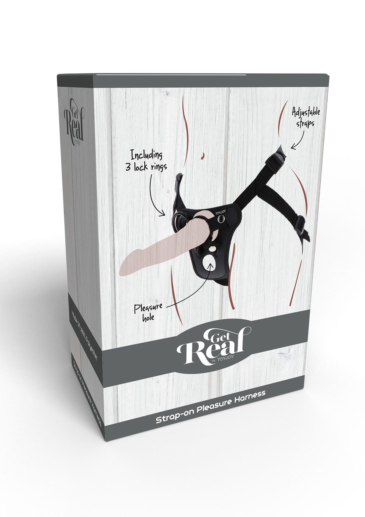 ToyJoy Get Real Strap-On Pleasure Hole Harness O/S