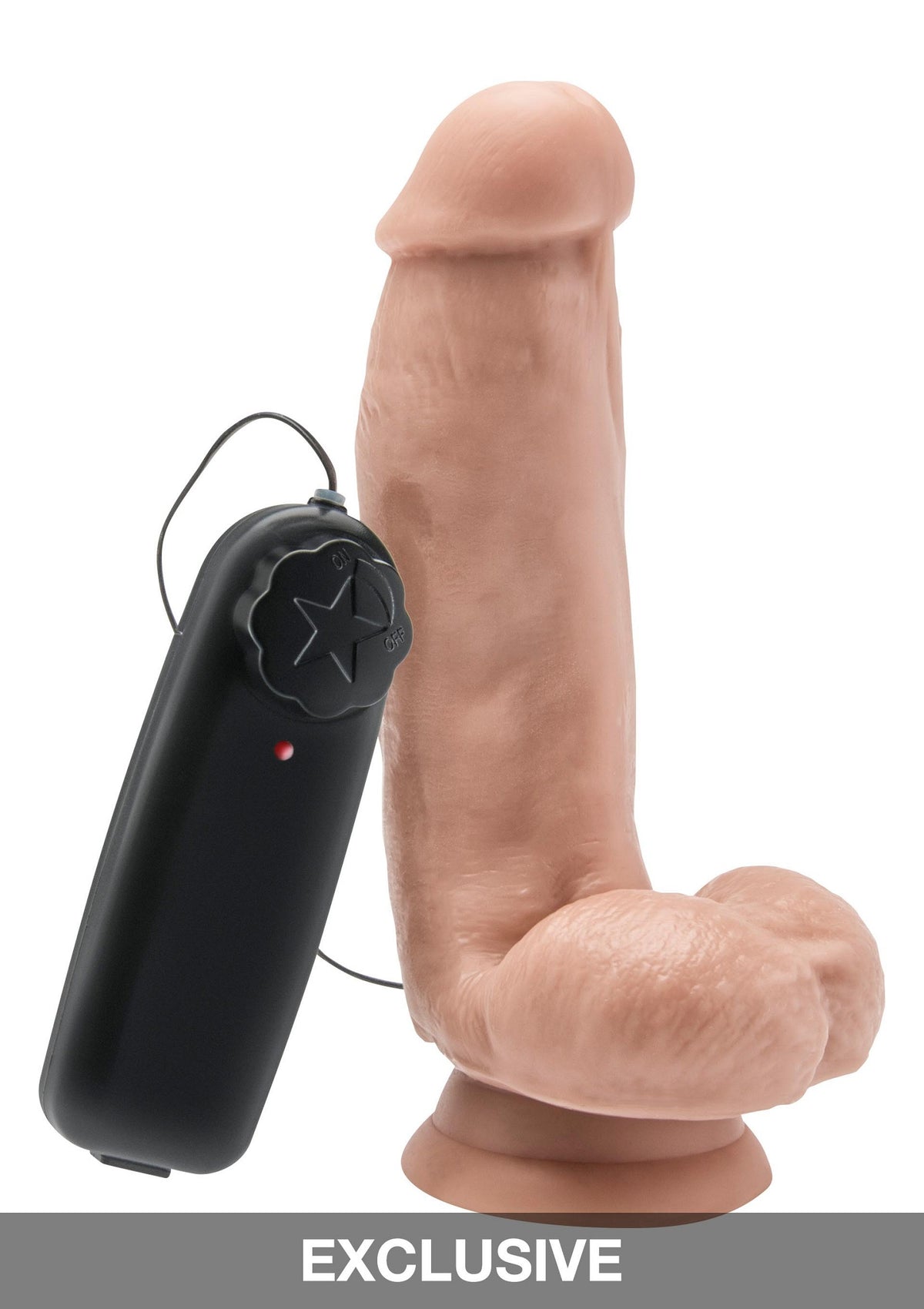 ToyJoy Get Real Dildo 6' with Balls Vibrator