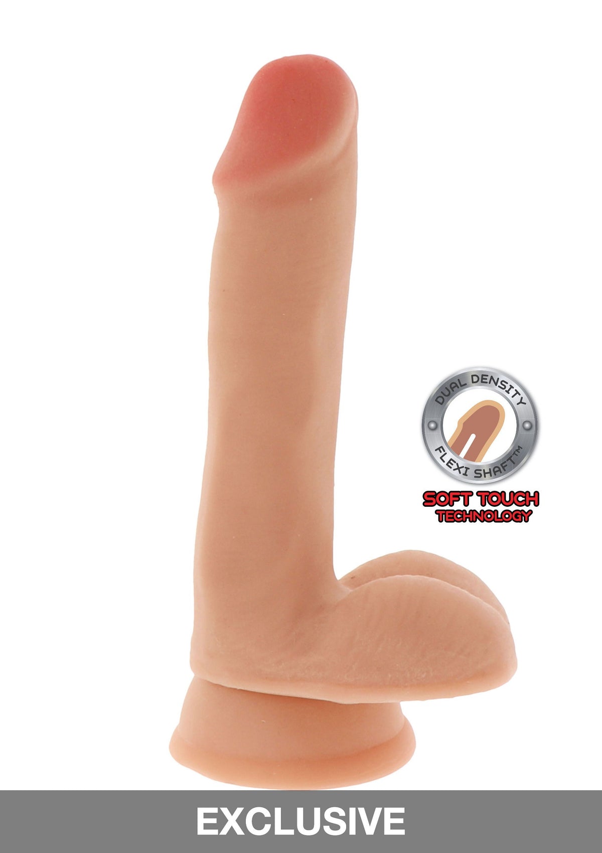 ToyJoy Get Real Dual Density Dildo 6' Balls