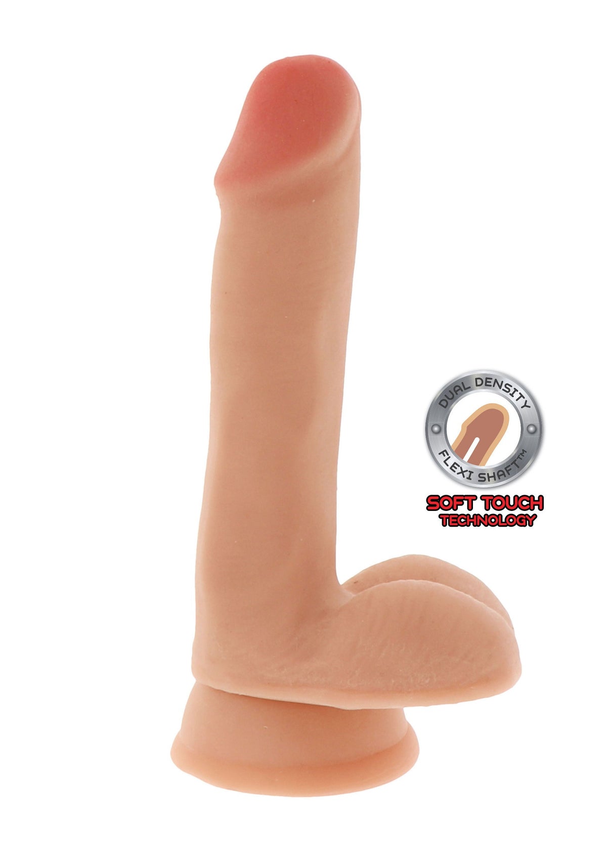 ToyJoy Get Real Dual Density Dildo 6' Balls