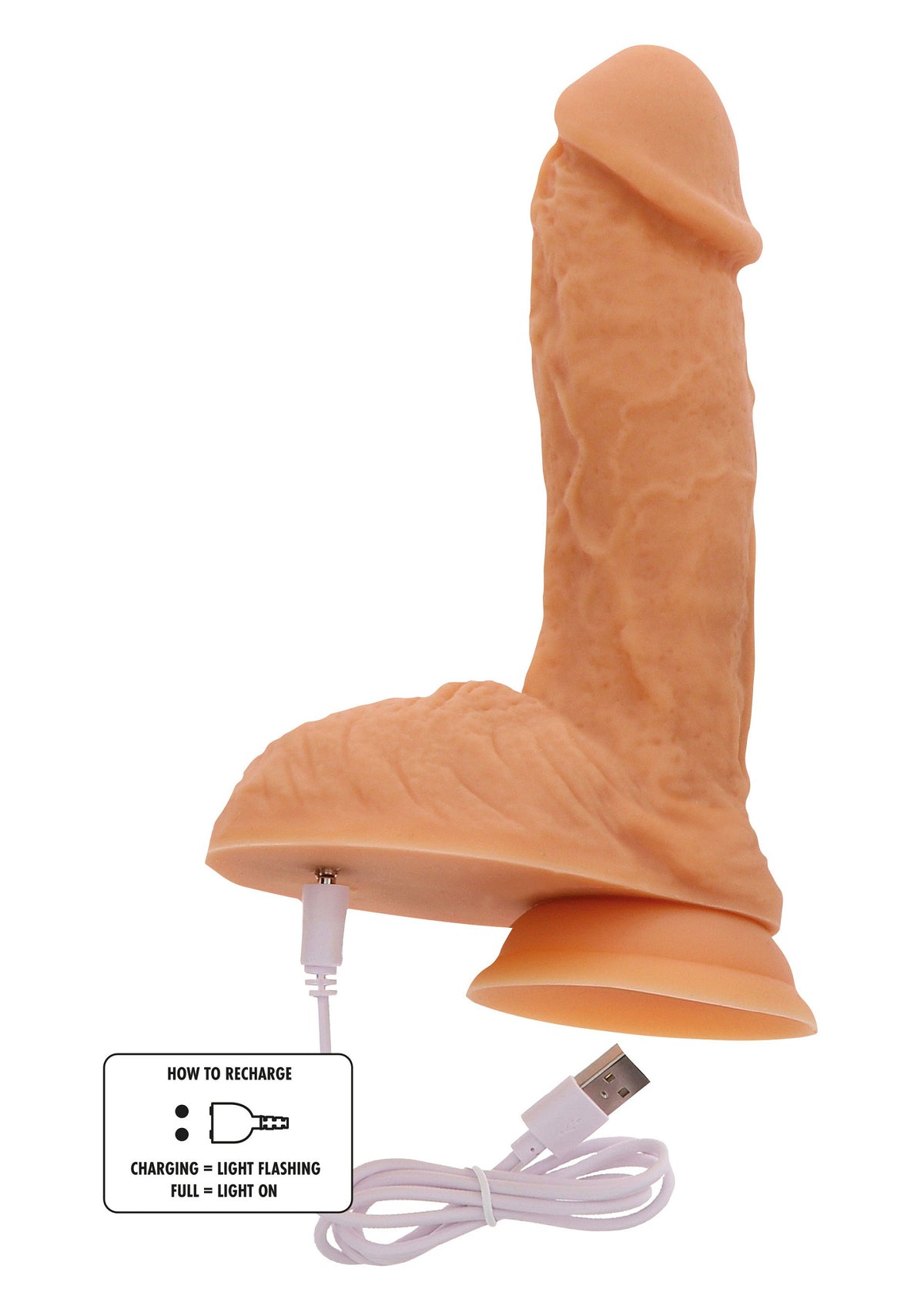 ToyJoy Get Real Silicone Vibrating Dildo