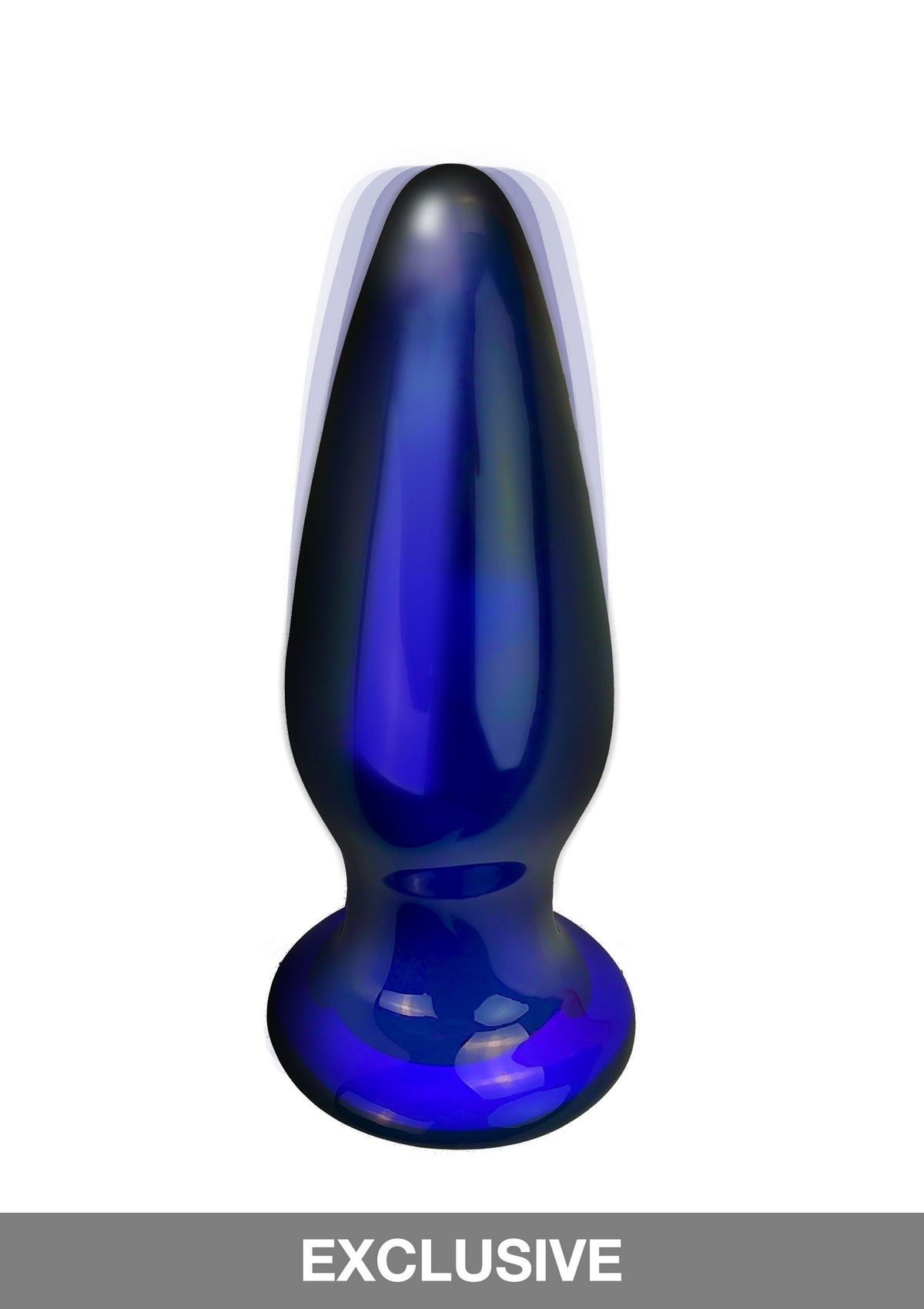 ToyJoy Buttocks Shining Vibrating Glass Plug