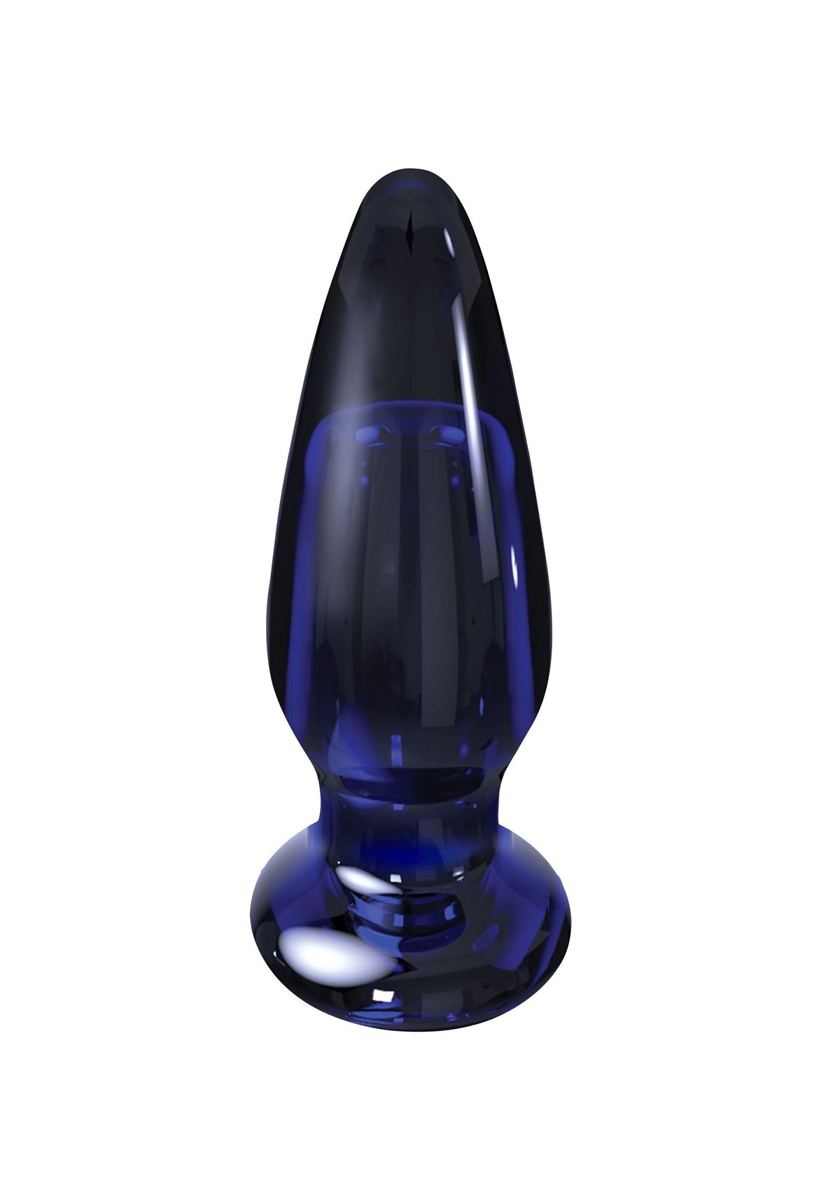 ToyJoy Buttocks Shining Vibrating Glass Plug