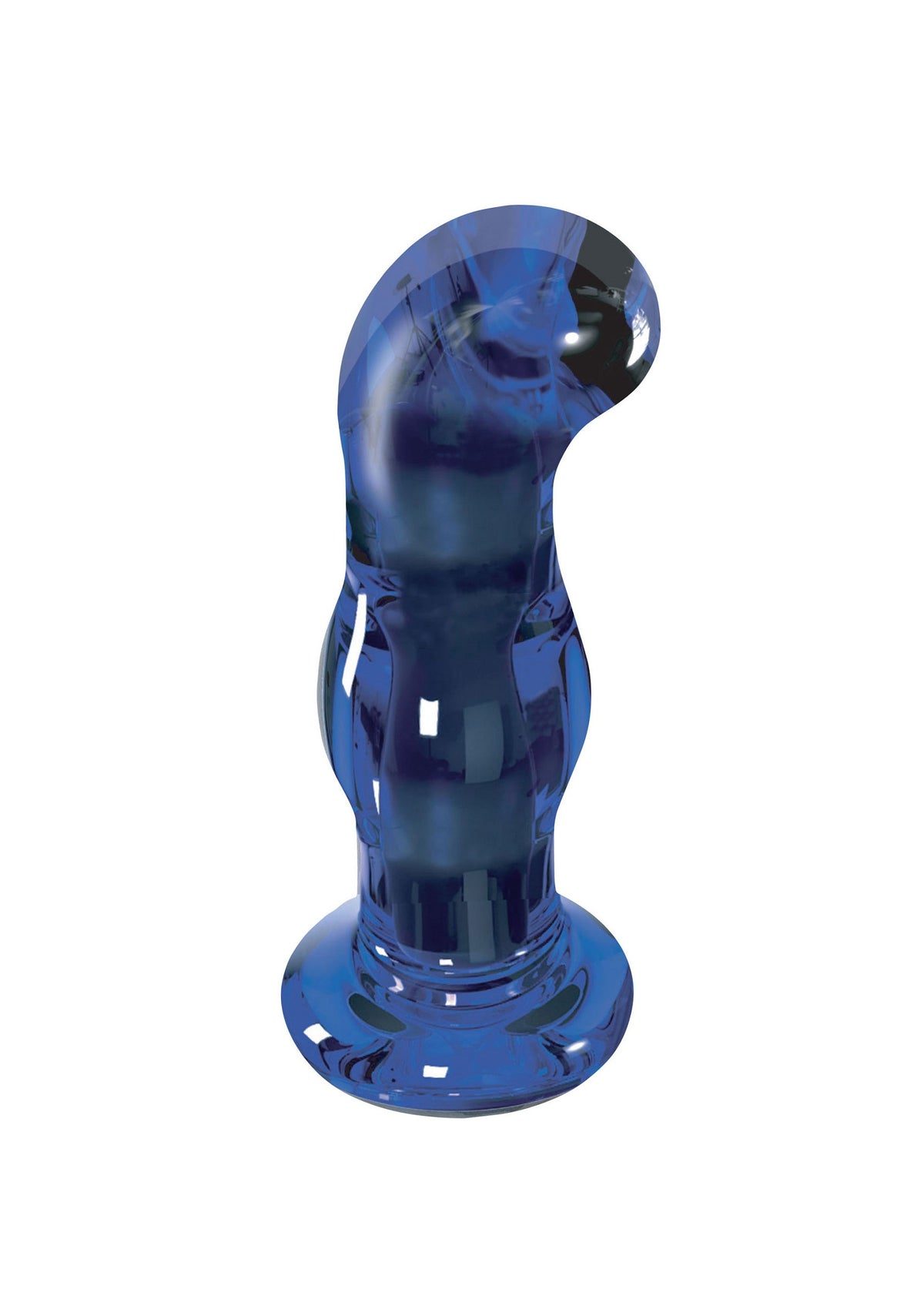 ToyJoy Buttocks Gleaming Vibrating Glass Plug