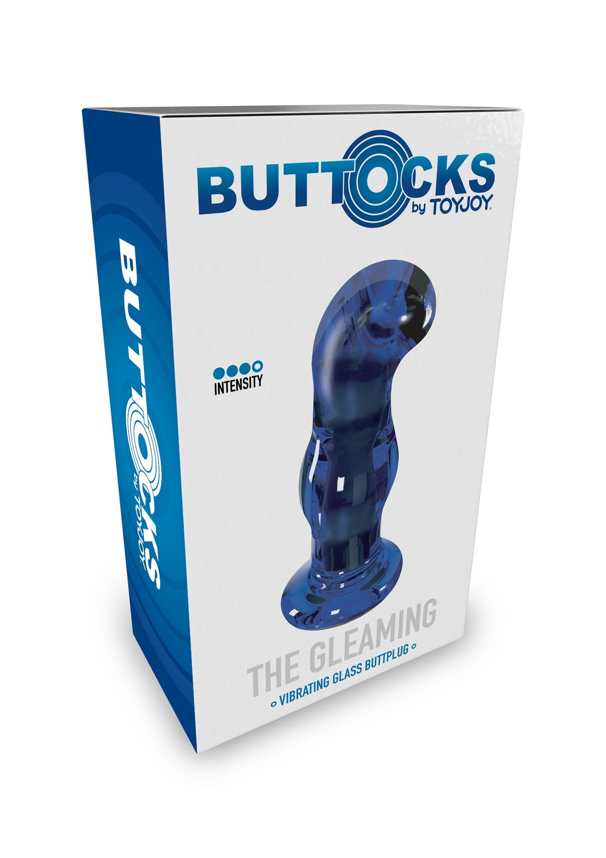 ToyJoy Buttocks Gleaming Vibrating Glass Plug