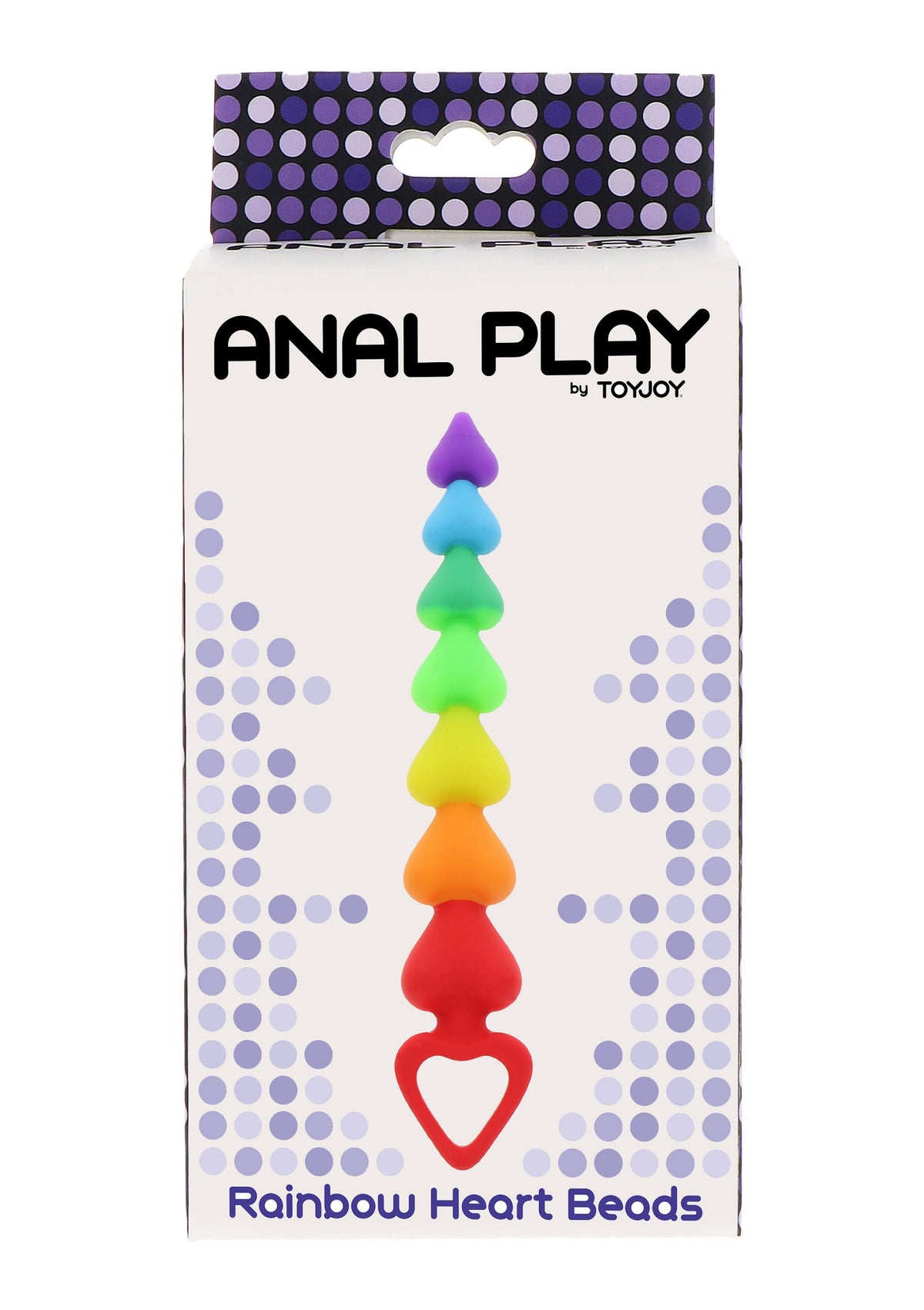 ToyJoy Anal Play Rainbow Heart Beads