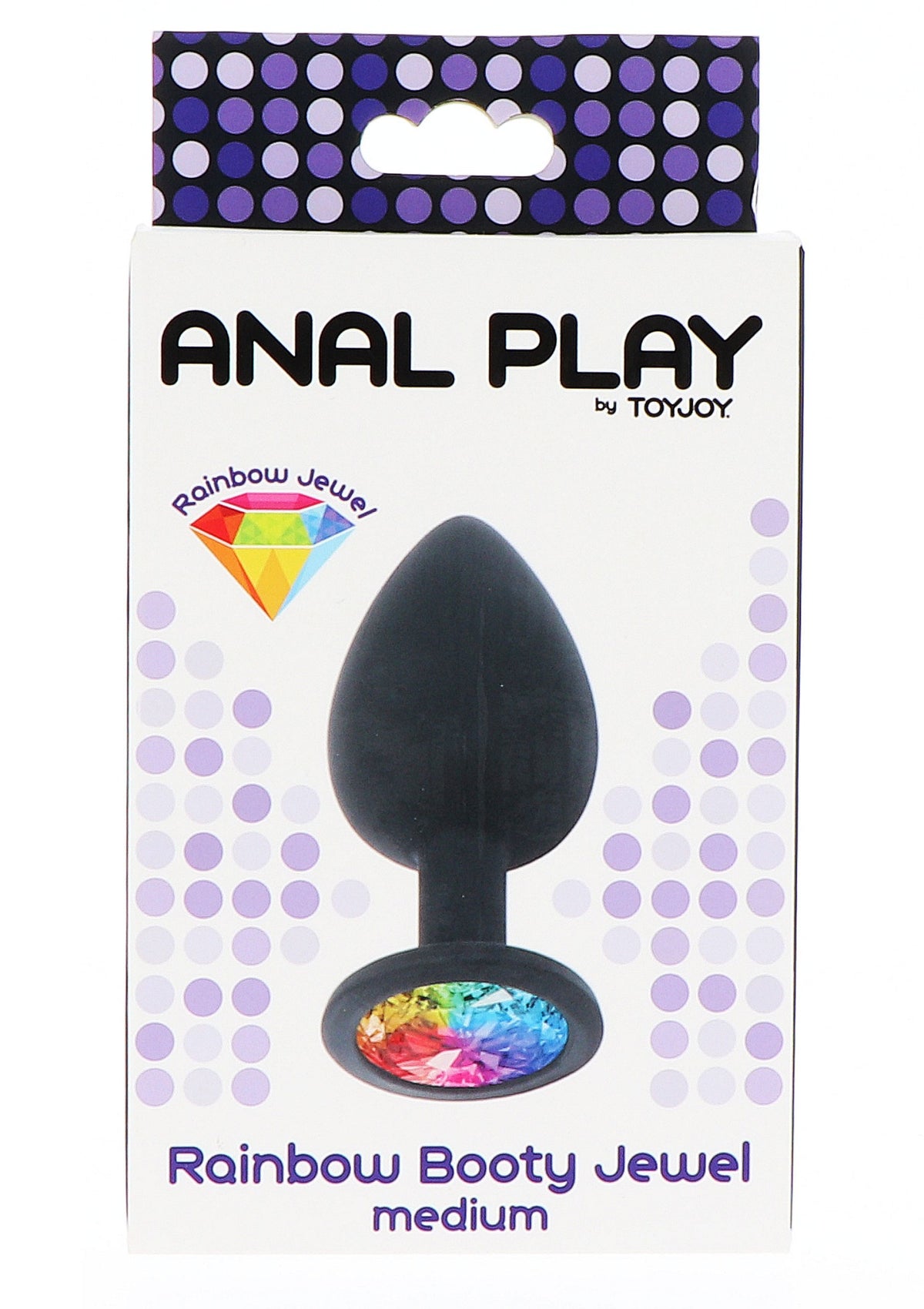 ToyJoy Anal Play Rainbow Booty Jewel Medium