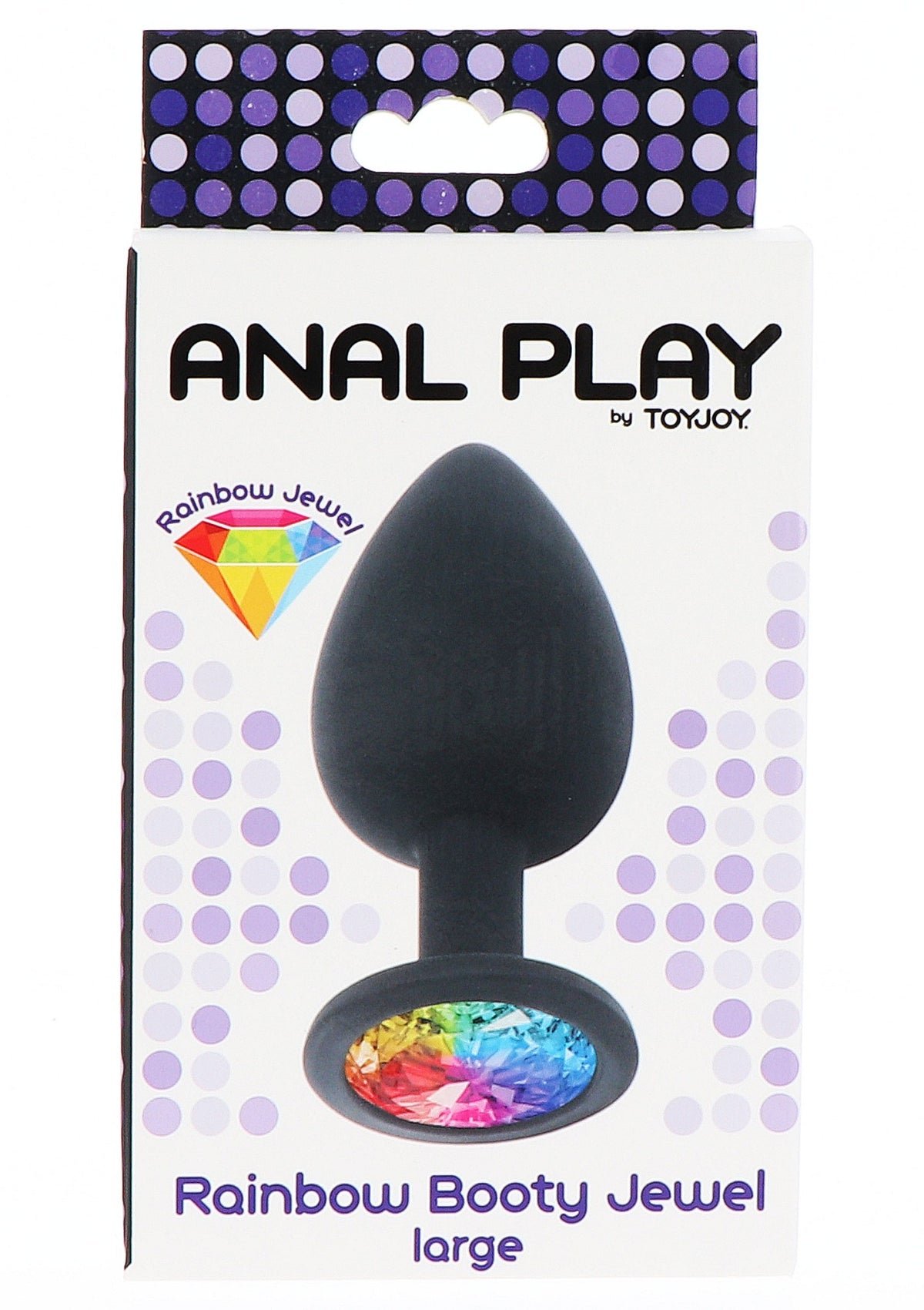 ToyJoy Anal Play Rainbow Booty Jewel Large