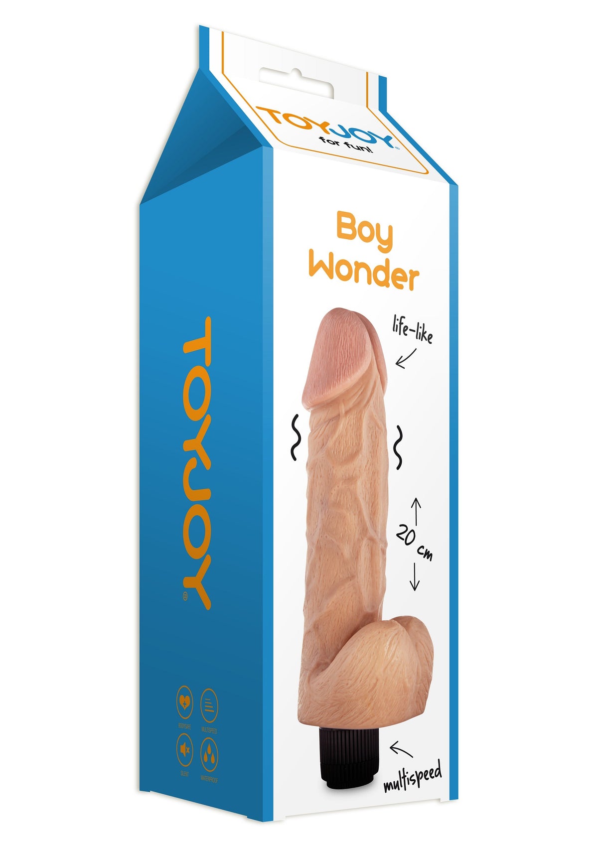 ToyJoy Classics Boy Wonder Vibrating 20cm Dong