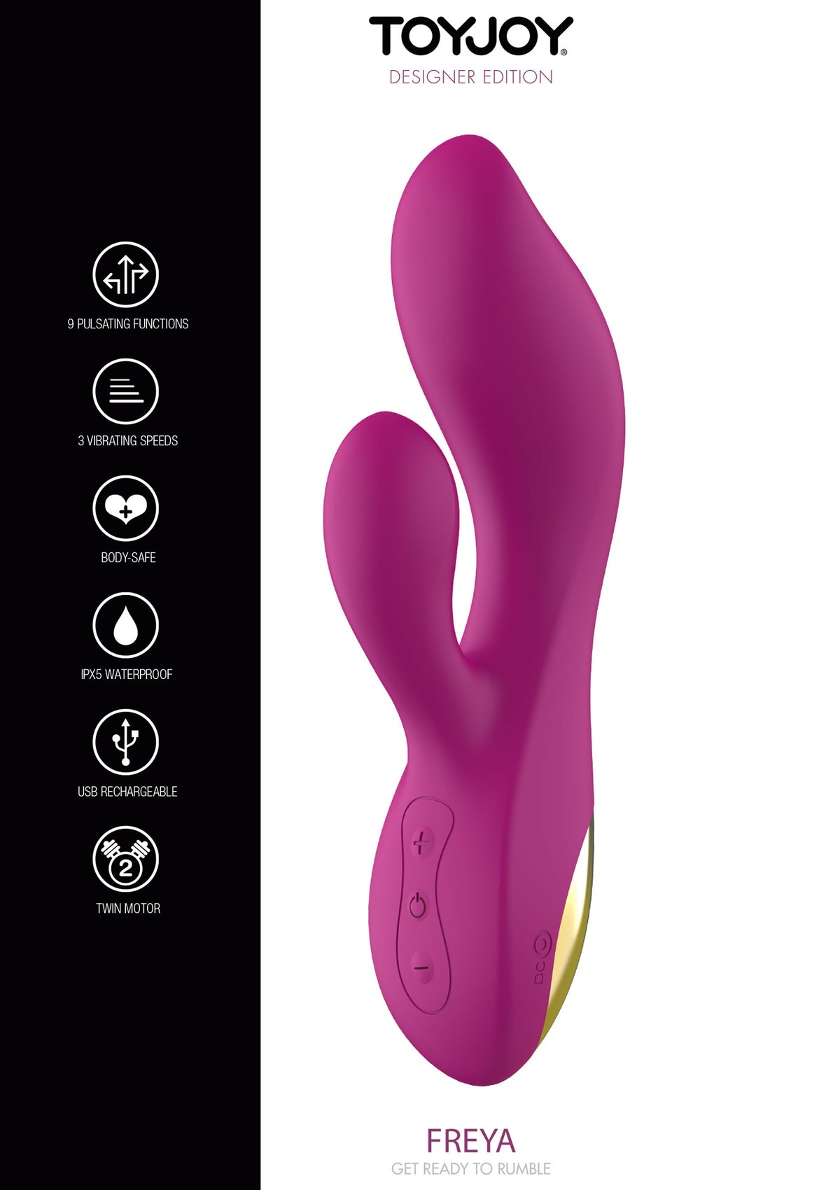 ToyJoy Designer Edition Freya Rumble Vibrator